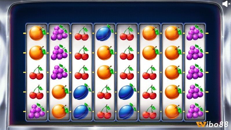Các biểu tượng trong game bao gồm những trái cây quen thuộc