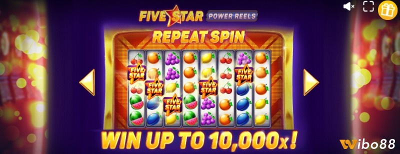 Five Star Power Reels là phần tiếp theo của Five Star được Red Tiger Gaming phát hành
