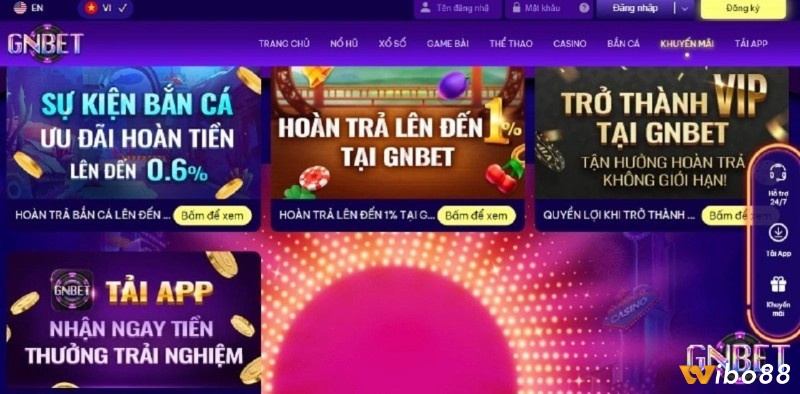 Đặc điểm nổi bật của gnbet