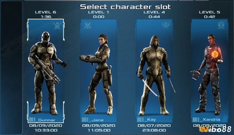 Có 4 nhân vật trong Dead Effect 2