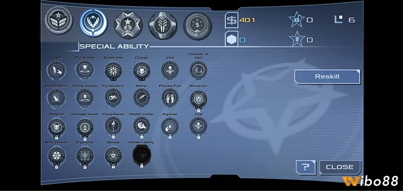 Special Ability là kỹ năng đặc biệt, đem lại sức mạnh vượt trội