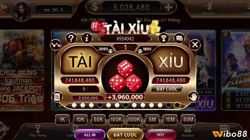 14 điểm là tổng điểm được tính từ 3 viên xúc xắc