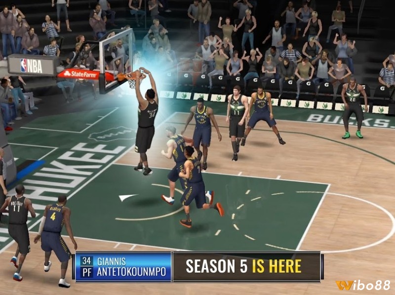 Game NBA Live Mobile là bản quyền của NBA với sự góp mặt của loạt siêu sao nổi tiếng