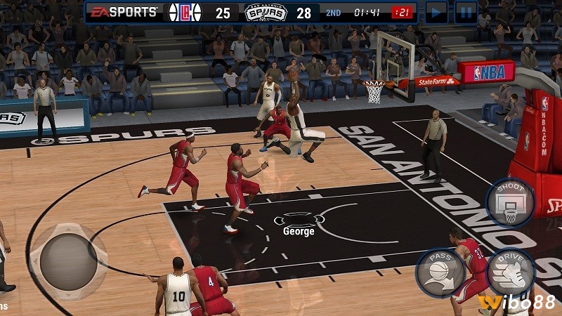 Game NBA Live Mobile có chế độ đấu Arena kịch tính