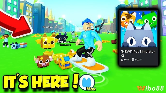 Pet Simulator X - nơi tình bạn và sự khám phá tạo nên những khoảnh khắc tuyệt vời!